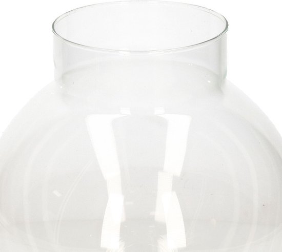 Vase En Verre Transparent 15x23 Cm - Occasion Bon état - Sans Marque