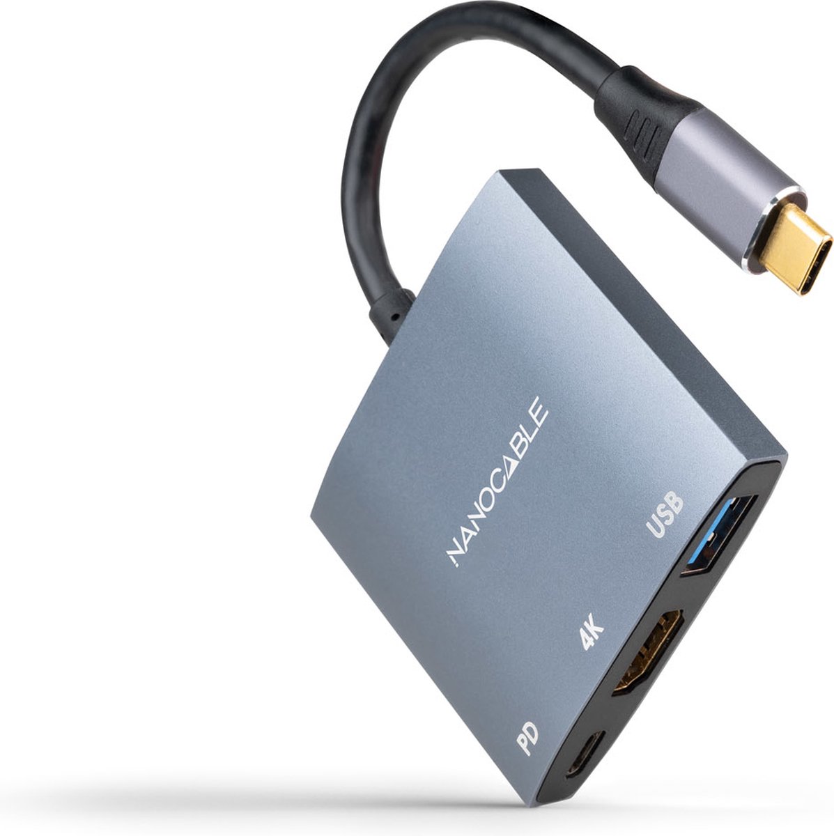 Nanocable 10.16.4306 USB grafische adapter 3840 x 2160 Pixels Grijs