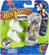 Hot Wheels Skate - Vingerskateboard - Wit - Grip & Grind