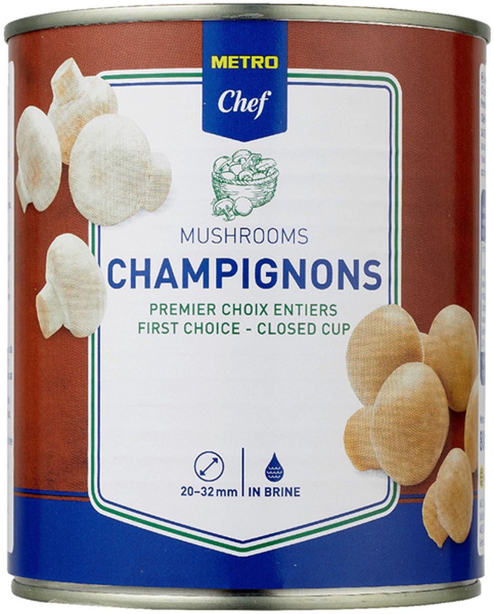 METRO Chef Champignon heel klein 6 x 850 gram