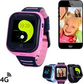 GPSHorlogeKids - GPS horloge kind - smartwatch kinderen - 4G videobellen - GPS tracker - SOS-alarm - zaklantaarn - incl. simkaart - Base Roze II