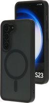 Mobiparts Hardcover Samsung Galaxy S23 Noir Satiné ( Compatible Magsafe)