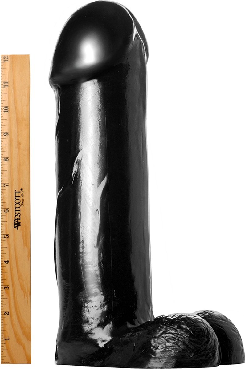 Goedkoopste Titan Black Dildo - XXL