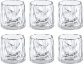 Koziol Superglas Club No. 02 Whiskeyglas - 250 ml - Set van 6 stuks