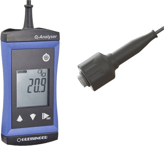 Greisinger G1690T Zuurstofmeter 0 - 100 % Externe sensor | bol