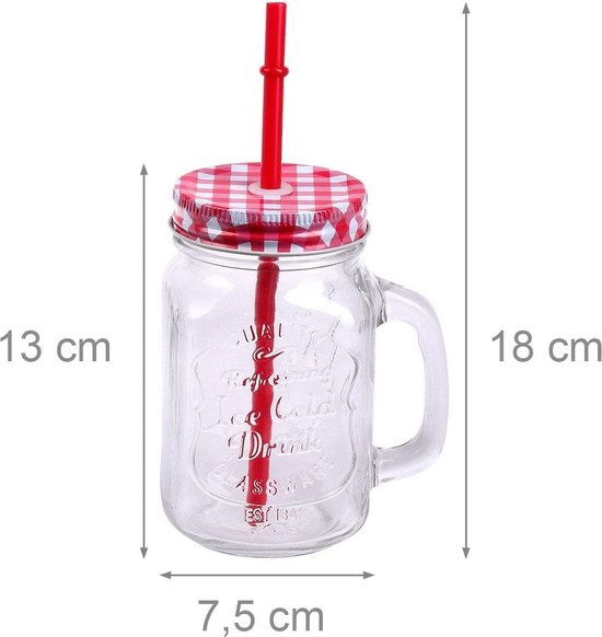 Drinkglas met deksel | Kleurrijk en trendy | Handgemaakt – Cupdesign and More