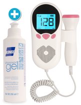 SleepyKids® Doppler - Baby hartje monitor - Zwangerschap cadeau - Babyshower - Hartslag baby - 250 ML Ultrasound gel - Luisteren - Inclusief batterijen