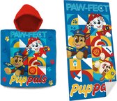 Paw Patrol Set bad cape/poncho en strand/badlaken - voor kinderen