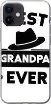 Geschikt voor iPhone 12 hoesje - Opa - Quotes - Best grandpa ever - Spreuken - Siliconen Telefoonhoesje