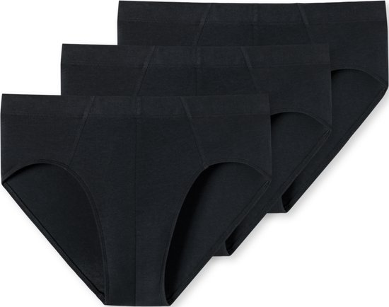 SCHIESSER pack slip (3-pack) - heren superminislips - zwart - Maat: