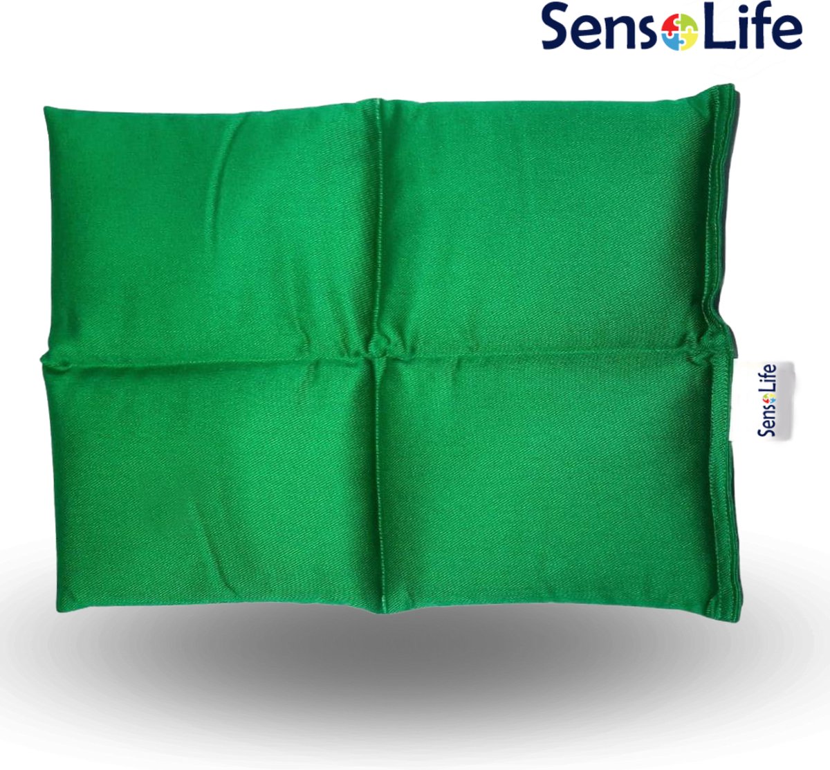 Goedkoopste Verzwaringskussen 30 x 40 cm - groen - 4 KG - Verzwaarde schootkussen - ideaal maat, hulpmiddel voor school en sensorische integratietherapie