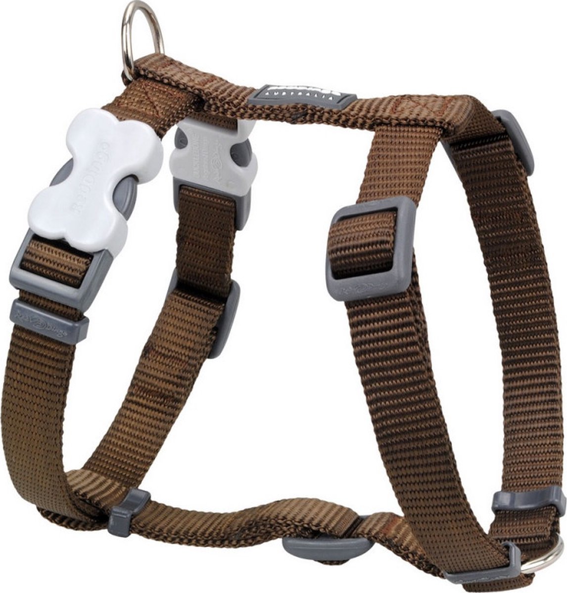 Red Dingo Hondentuig XL 25mm Neck 62-109cm Body 71-113cm DH-ZZ-BR-XL