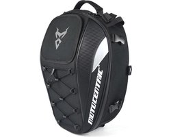 Motortas- Zadeltas & Rugzak - Helmtas - Waterdicht - Zwart - Reflecterend - Motor - Scooter - 37L