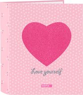 Ringmap Safta Love Yourself Roze A4 (27 x 33 x 6 cm)