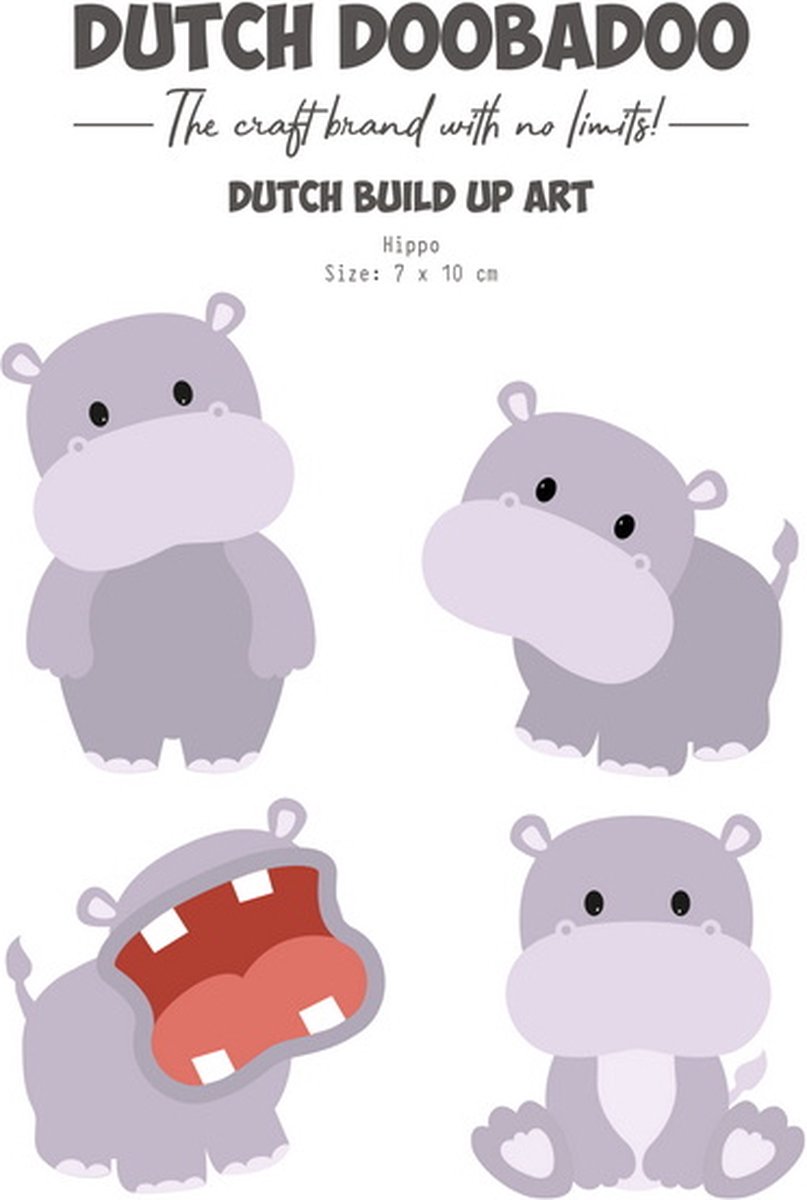 Dutch Doobadoo Build Up Hippo A5 470.784.236 (05-23)