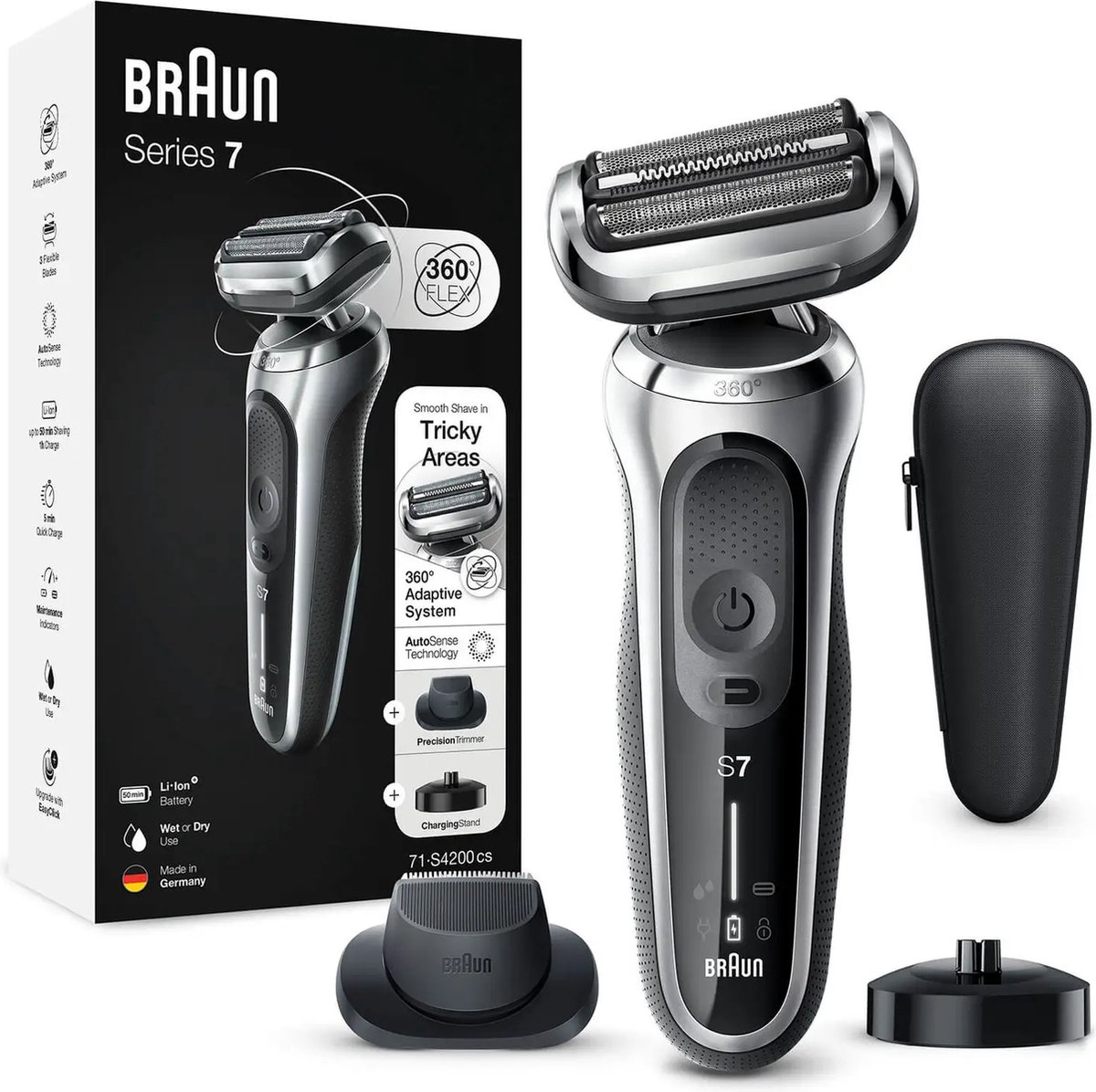 Braun Elektrisch Scheerapparaat Series 7 71-S4200cs Zilver