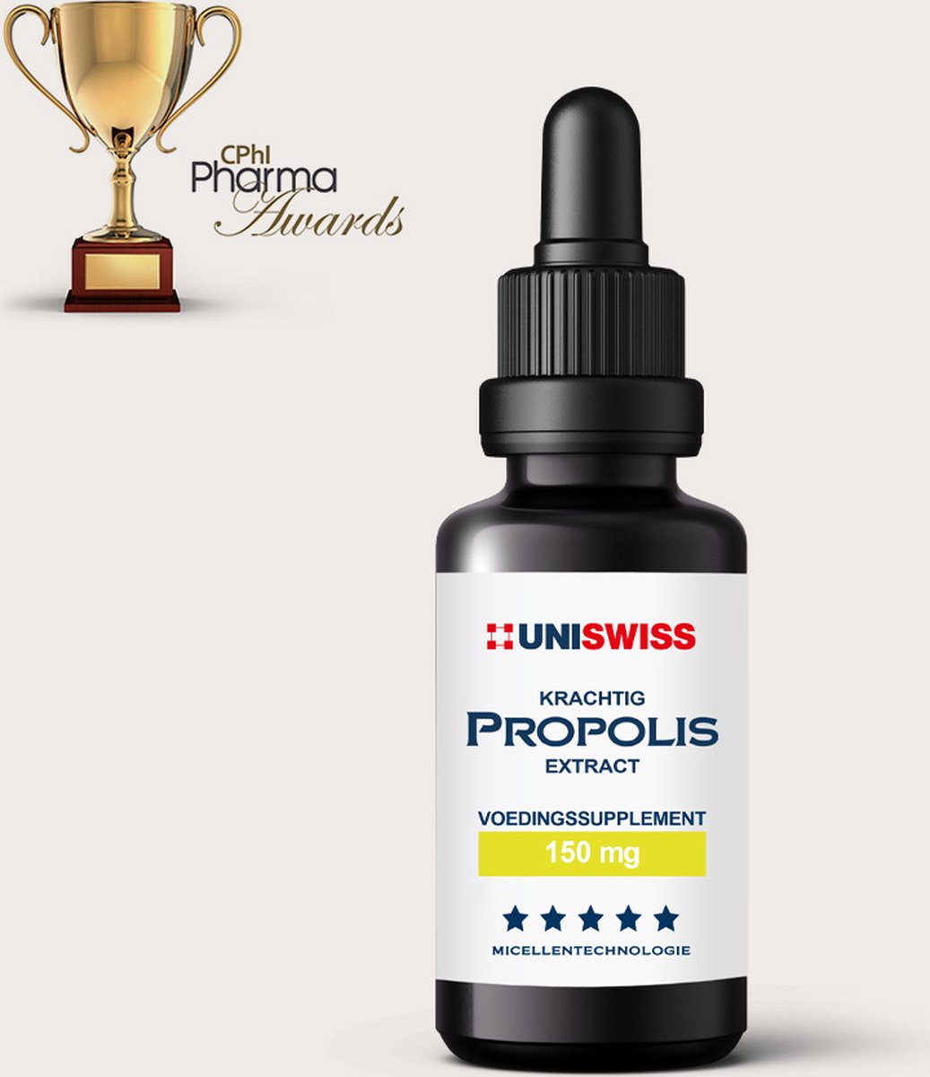 Goedkoopste Propolis -10 ML - 200 Druppels - MyCell Enhanced Technology® - Vegan - Bio Oil - Etherische Olie - Raw - Supplement