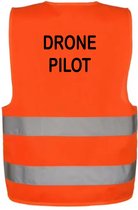 Veiligheidsvest - Veiligheidshesje - DRONE PILOT- one size