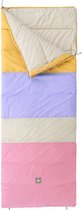 Bol.com NOMAD® Blazer Multicolour Slaapzak | Linkssluitend | Roze | Katoen | Gerecycled Polyester vulling aanbieding