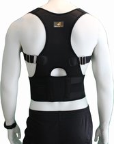 Orthèse dorsale élastique avec support dorsal en tissu de ventilation | Bracefox™ | S - Petit