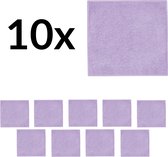 Funnies Spuugdoeken 10-pack | Lavendel | 30x30cm| Set Van 10 Stuks | Spuugdoekjes | Monddoekjes