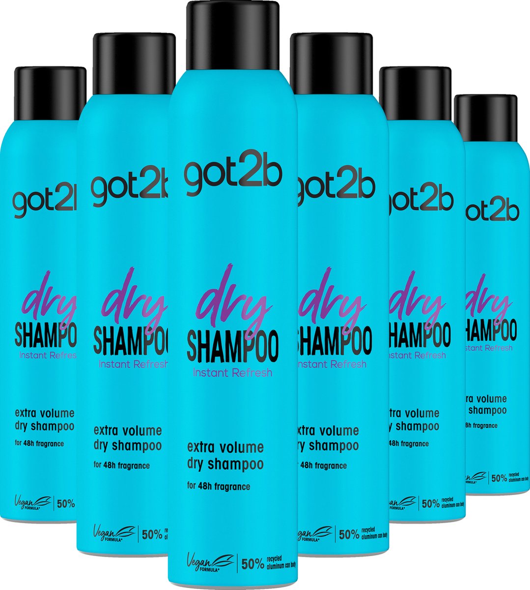 Got2B - Fresh&Fabulous - Droogshampoo - Volume - Voordeelverpakking - 6x 200 ml