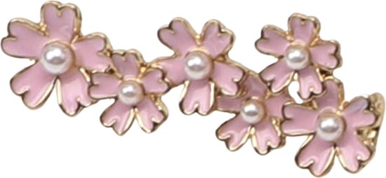 Chie Mihara Bronzen Leren Sandaal met Suède Bloem Multicolor Dames