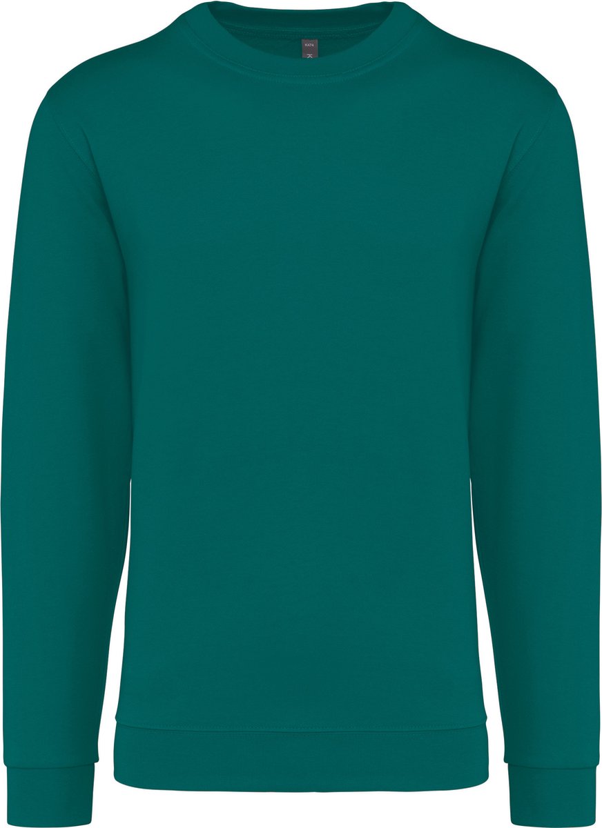 Sweater 'Crew Neck Sweatshirt' Kariban Collectie Basic+ 4XL - Emerald Green