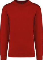 Sweater 'Crew Neck Sweatshirt' Kariban Collectie Basic+ 3XL - Cherry Red