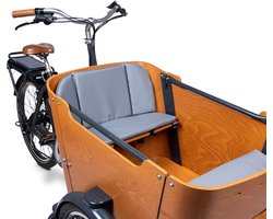 Qiewie Kussenset Dark Grey / Grijs (ALLEEN geschikt voor Babboe Curve)