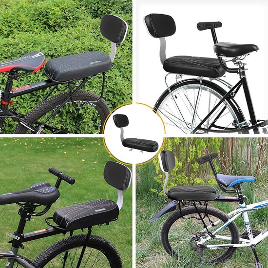 Siege Porte Bagage Velo Coussin Siège Arrière Pour Vélo - Cuir Synthétique - À Fixer Sur Porte-Bagages - Confortable Pour Passager Coussin Porte Bagage Vélo Decathlon