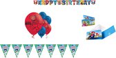 Amscan – Super Mario – Versierpakket – Letterslinger – Uitnodigingen– Vlaggenlijn - Ballonnen – Versiering - Kinderfeest.