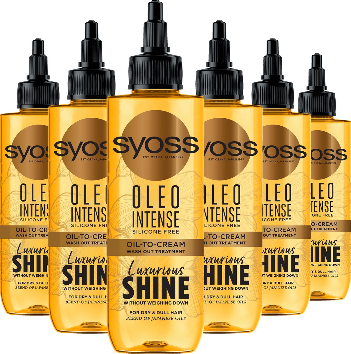 Syoss - Oleo Intense - Oli-In-Cream - Haarverzorging - Voordeelverpakking - 6 x 200 ml