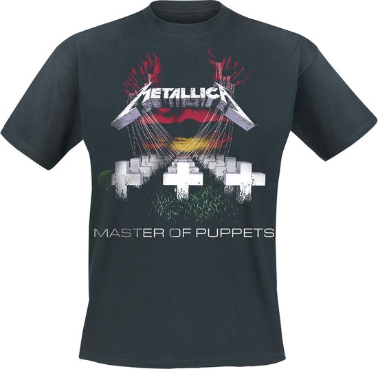 Metallica shirt – Master of Puppets met Backprint maat M