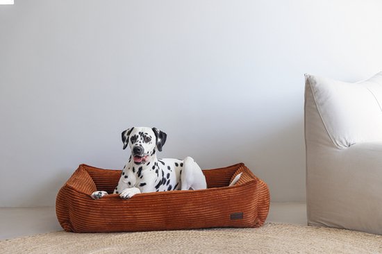 Designed by Lotte Ribbed - Lit pour chien - Terre cuite - 95x80x23 cm