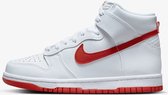 Nike Dunk High - Sneakers - Unisex - Maat 37.5 - Wit/Rood
