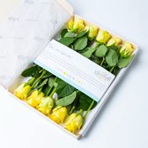 Bloomgift | Gele Rozen | Brievenbus rozen | Cadeau per post