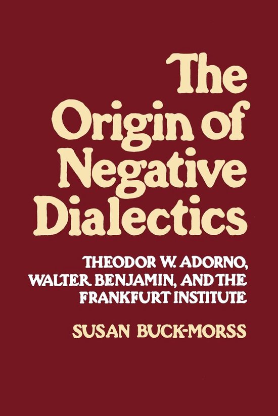 Origin Of Negative Dialectics - cover