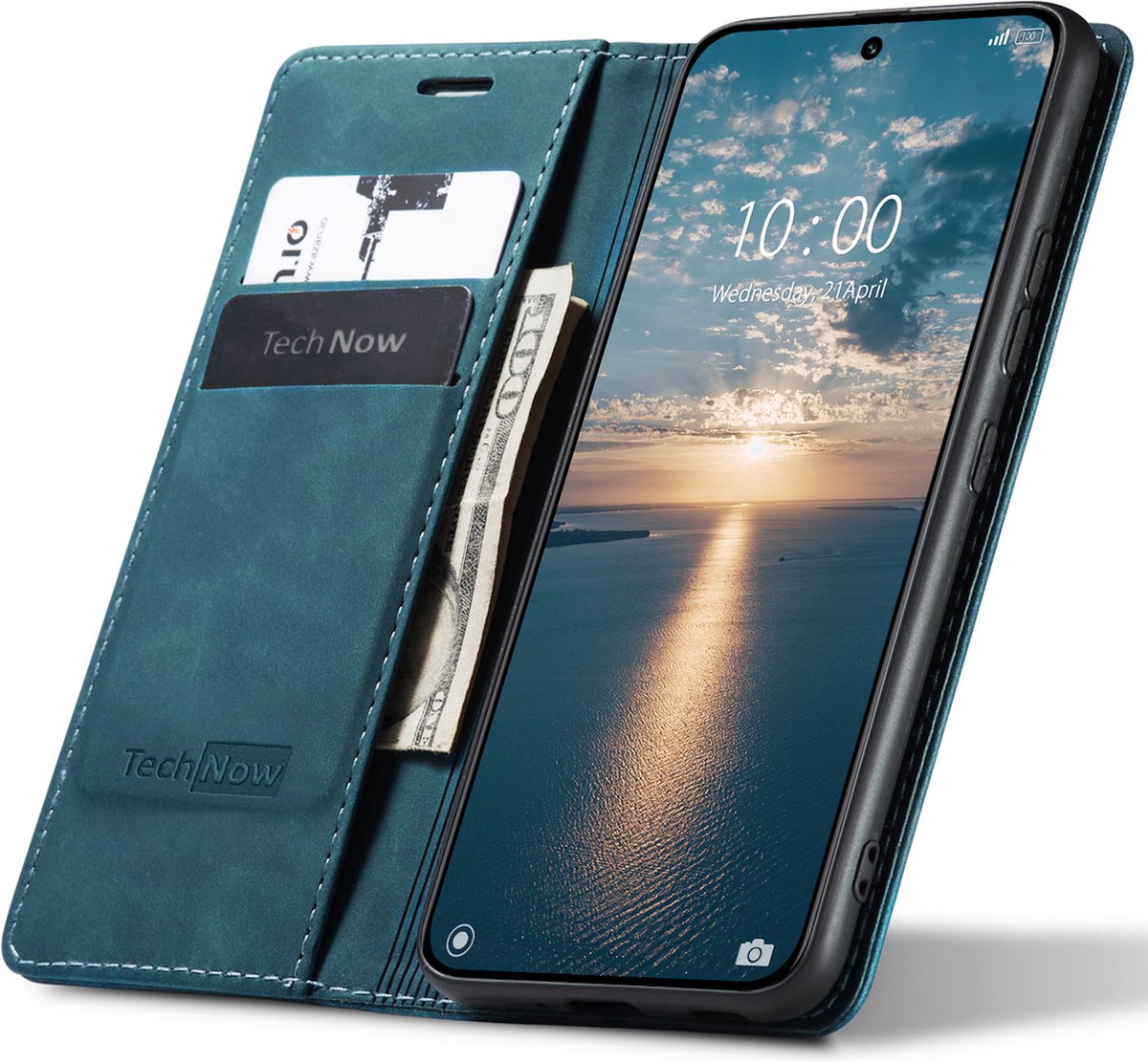 Hoesje geschikt voor Xiaomi 13 - Book Case Leer Slimline Blauw
