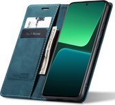 Hoesje geschikt voor Xiaomi 13 Pro - Book Case Leer Slimline Blauw