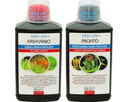 EasyCarbo + Easy Life Profito - 2x 500ml - Complete plantenvoeding voor alle aquariumplanten