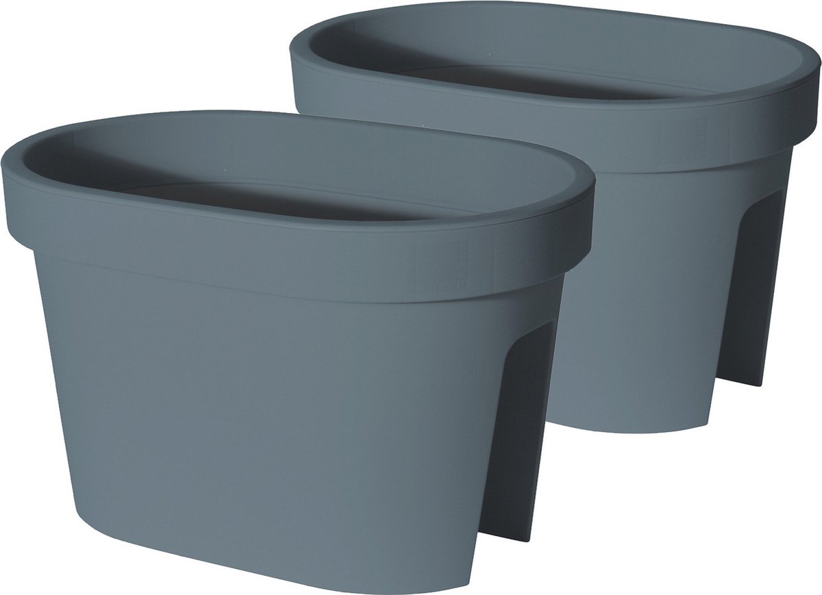 Ortag-plantenpot, lange plantenbak, 40 x 18 x 15 cm, lichte houder van
