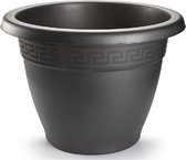 1x Jardinières / pots de fleurs anthracite 60 cm - Maison / accessoires de jardin / décoration - Pots de fleurs ronds / pots de fleurs pour intérieur / extérieur