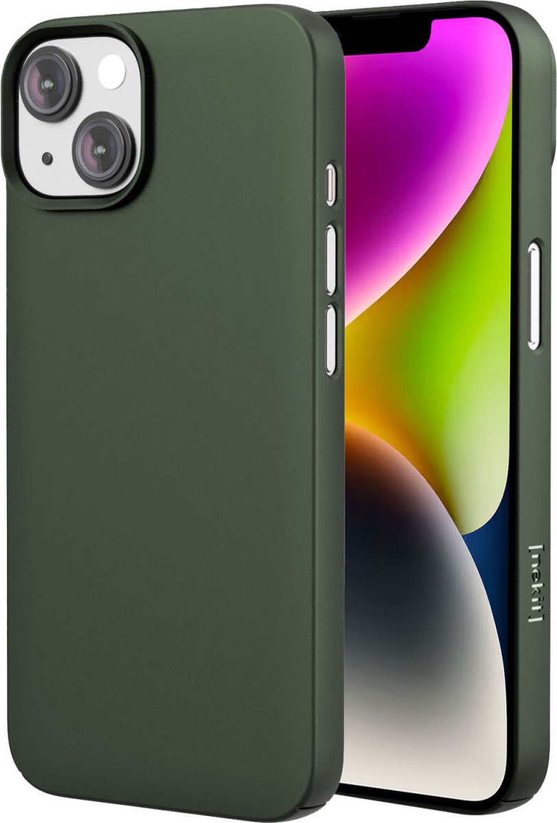 Nekit Hoesje Geschikt voor Apple iPhone 14 | Compatibel met MagSafe | Back Cover met Magneet | Extra Dun | Lichtgewicht | Slank | Groen