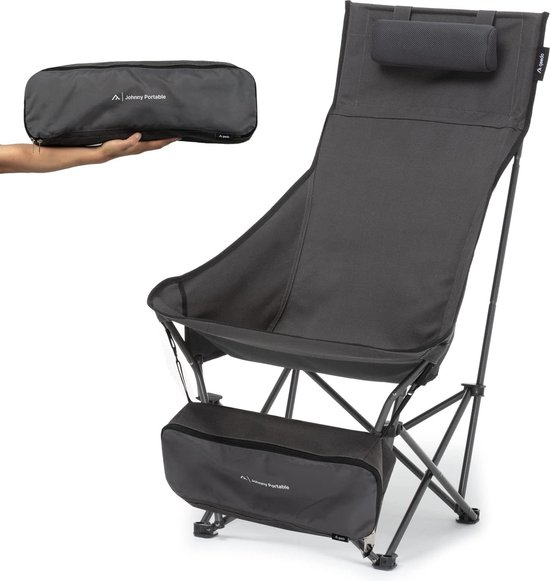 Draagbaar (snelle montage) Comfortabele zithoogte, stoel met hoge  rugleuning en... | bol.com