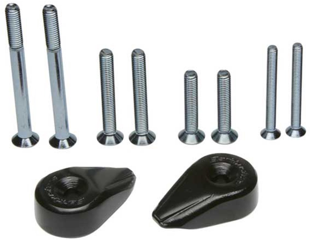 Barkbusters 1060823 Stuurdoppen Zwart,Zilver