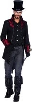 Wilbers & Wilbers - Vampier & Dracula Kostuum - Graaf Govert Van Skullcastle - Man - Zwart - Small - Halloween - Verkleedkleding