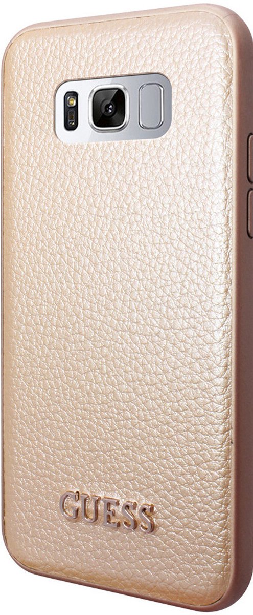 Guess Iridescent Backcover Case Samsung Galaxy S8 - Goud GUHCS8IGLGO