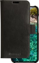Samsung Galaxy S23 Hoesje - dbramante1928 - Lynge Serie - Echt Leer Bookcase / 2in1 Case - Zwart - Hoesje Geschikt Voor Samsung Galaxy S23