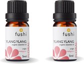 Fushi - Huile essentielle d'Ylang Ylang - (No 1) - Bio - 5 ml - Lot de 2